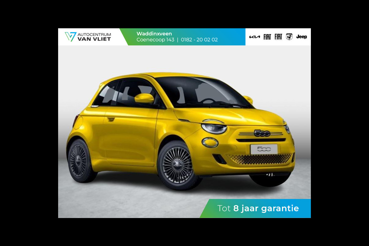 Fiat 500 Hybrid Torino Launch Edition | Private Lease € 387,- | New | Clima | Carplay | PDC | Priv Glass | Sun of Italy