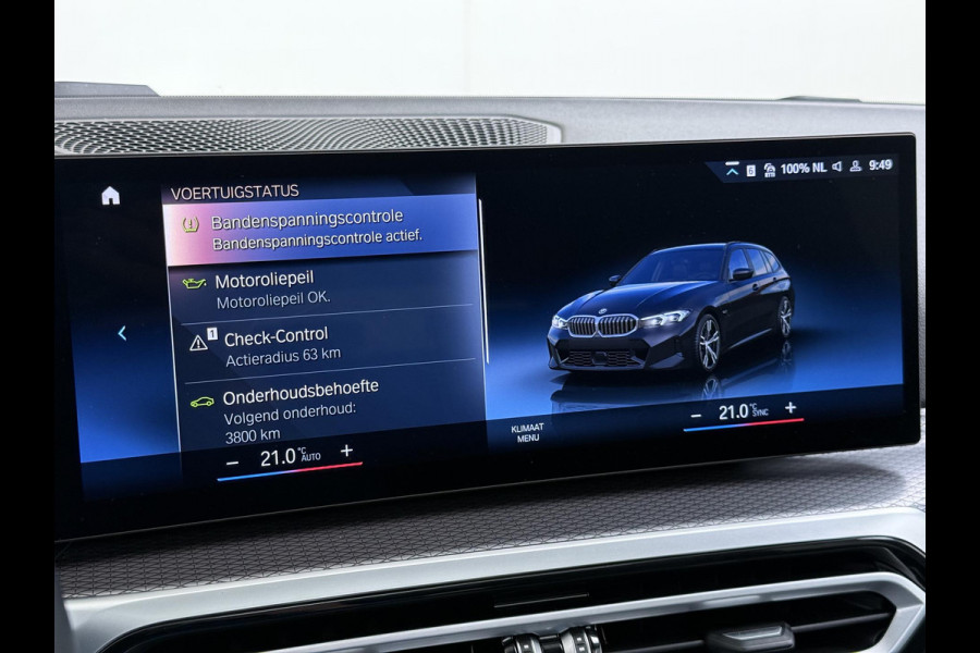 BMW 3 Serie Touring 320e VAN € 42.899,- VOOR € 39.877,- UW LENTEVOORDEEL: €3.022,-! | M-SPORT | FACELIFT| PANO|1.STE EIGENAAR, DEALER OH. | LEER | ELEK. TREKHAAK| FABRIEKSGARANTIE T/M 08 2027| LEER| STOELVERWARMING| 19 INCH! SUPER COMPLEET!