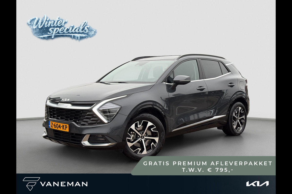Kia Sportage 1.6 T-GDi Hybrid DynamicPlusLine Automaat | Pano | Stoelverwarming voor/achter | Camera | Dodehoekherkenning | Elektrische Stoelen | Cruise | Apple Carplay & Android Auto |