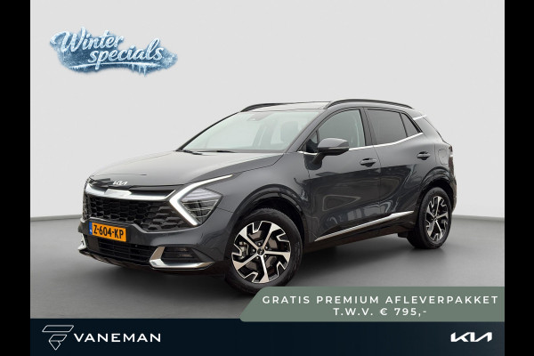 Kia Sportage 1.6 T-GDi Hybrid DynamicPlusLine Automaat | Pano | Stoelverwarming voor/achter | Camera | Dodehoekherkenning | Elektrische Stoelen | Cruise | Apple Carplay & Android Auto |
