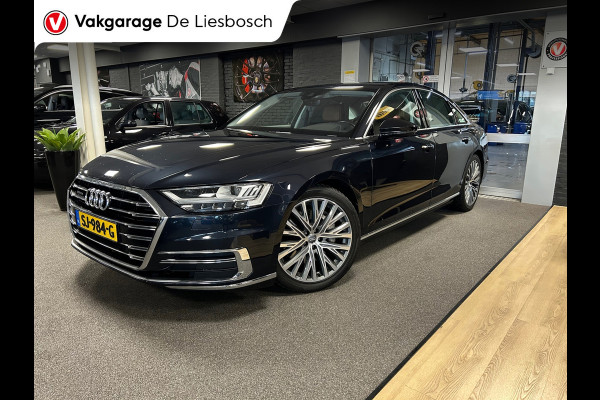 Audi A8 55 TFSI quattro / Leder / Navigatie / 20inch / B&O / stoel verwarming voor + achter.