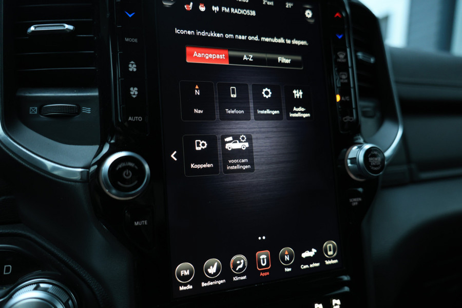 Dodge Ram 1500 5.7 V8 4x4 Crew Cab Laramie LUCHTVERING LEDBAR CARPLAY DIAMONDBACK '22