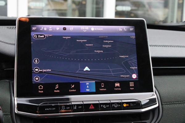 Jeep Compass 1.5T 145PK e-Hybrid NORTH STAR | SCHUIF/KANTEL DAK | UNIEKE KLEUR! "TECHNO GREEN" | WINTERPACK: STOEL/STUUR/PARKEERNSENSOREN/RUITENSPROEIER VERWARMBAAR | SAFETY PACK: 360° CAMERA/DODEHOEK BEWAKING/BUITENSPIEGELS MET INSTAPVERLICHTING | 10,1" TOUCHSCREEN MET NAVIGATIE/ADAPTIVE CRUISE CONTROL INCL LANE CENTERING ASSIST/VERKEERSBORDEN INFORMATIE/DRAADLOZE TELEFOONLADER/HANDSFREE ELEKTRISCH BEDIENBARE ACHTERKLEP | PREMIUM AUDIO SYSTEEM MET 9 SPEAKERS & SUBWOOVER "ALPINE" | KEYLESS ENTRY | DRAADLOZE APPLE CARPLAY/ANDROID AUTO | 18" LICHTMETALEN VELGEN | TWO TONE ZWART DAK |