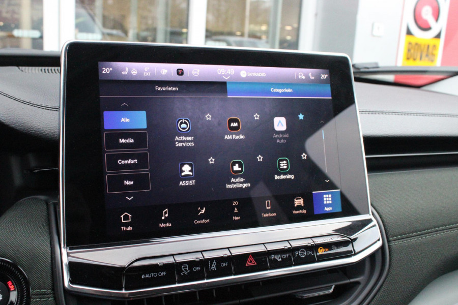 Jeep Compass 1.5T 145PK e-Hybrid NORTH STAR | SCHUIF/KANTEL DAK | UNIEKE KLEUR! "TECHNO GREEN" | WINTERPACK: STOEL/STUUR/PARKEERNSENSOREN/RUITENSPROEIER VERWARMBAAR | SAFETY PACK: 360° CAMERA/DODEHOEK BEWAKING/BUITENSPIEGELS MET INSTAPVERLICHTING | 10,1" TOUCHSCREEN MET NAVIGATIE/ADAPTIVE CRUISE CONTROL INCL LANE CENTERING ASSIST/VERKEERSBORDEN INFORMATIE/DRAADLOZE TELEFOONLADER/HANDSFREE ELEKTRISCH BEDIENBARE ACHTERKLEP | PREMIUM AUDIO SYSTEEM MET 9 SPEAKERS & SUBWOOVER "ALPINE" | KEYLESS ENTRY | DRAADLOZE APPLE CARPLAY/ANDROID AUTO | 18" LICHTMETALEN VELGEN | TWO TONE ZWART DAK |