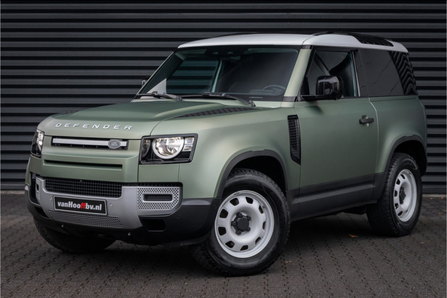 Land Rover Defender 90 Commercial 3.0 D200 3 personen grijs kenteken