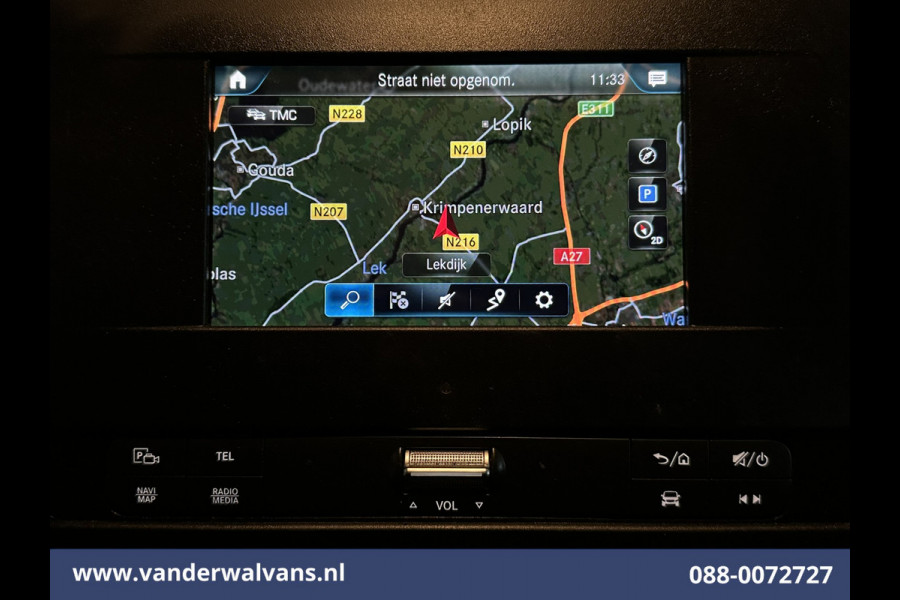 Mercedes-Benz Sprinter 317 CDI 170pk L3H2 Euro6 Airco | Camera | Navigatie | Apple Carplay | Chauffeursstoel Android Auto, Bijrijdersbank