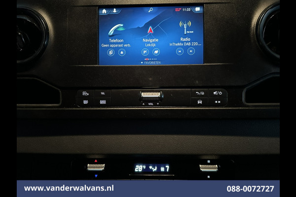 Mercedes-Benz Sprinter 317 CDI 170pk L3H2 Euro6 Airco | Camera | Navigatie | Apple Carplay | Chauffeursstoel Android Auto, Bijrijdersbank
