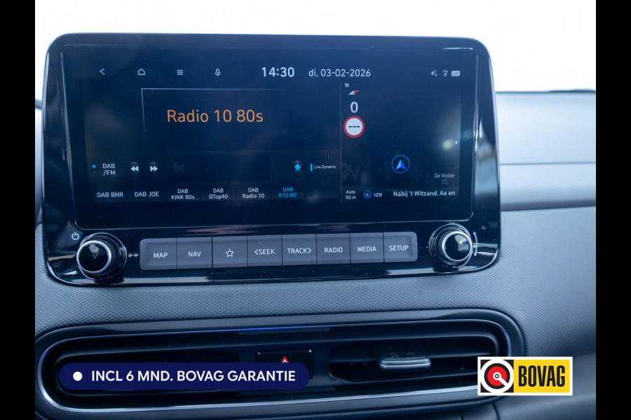 Hyundai Kona 1.6 GDI HEV Premium 142 PK | Stoel- & stuurverwarming | Krell audio | Cruise | Navigatie | Camera, 18" lichtmetalen velgen, PDC voor en achter, Keyless