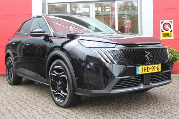 Peugeot 3008 1.6 plug-in Hybrid 195 GT **NIEUW** | NAPPA LEDEREN BEKLEDING DONKERGRIJS | PANORAMISCH SCHUIF/KANTEL DAK | FOCAL AUDIO SYSTEM | TREKHAAK MET AFNEEMBARE KOGEL | ELEKTRISCH BEDIENBARE VOORSTOELEN MET GEHEUGEN/MASSAGE FUNCTIE | STOEL VENTILATIE | STOEL/STUUR VERWARMING | NAVIGATIE | DRAADLOZE APPLE CARPLAY/ANDROID AUTO | FULL LED MATRIX KOPLAMPEN | 20" LICHTMETALEN VELGEN | ELEKTRISCH BEDIENBARE ACHTERKLEP | SFEER VERLICHTING | 360° CAMERA | DODEHOEK DETECTIE | KEYLESS ENTRY/START | 7,4KW ONBOARD CHARGER |