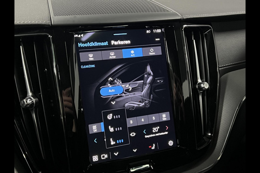 Volvo XC60 2.0 T6 Plug-in hybrid AWD Ultra Black Edition Trekhaak | Bowers & Wilkins | Massage | Stoel ventilatie | Open dak | Stuur-/stoelverwarming | Head-up