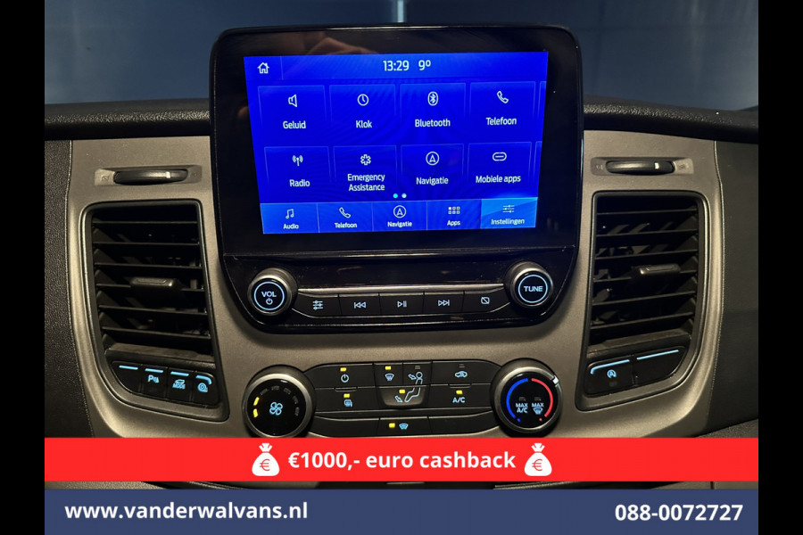 Ford Transit 2.0 TDCI 170pk L3H3 Euro6 Airco | Navigatie | 2500kg Trekhaak | Cruisecontrol Verwarmde voorruit, Parkeersensoren, Bijrijdersbank