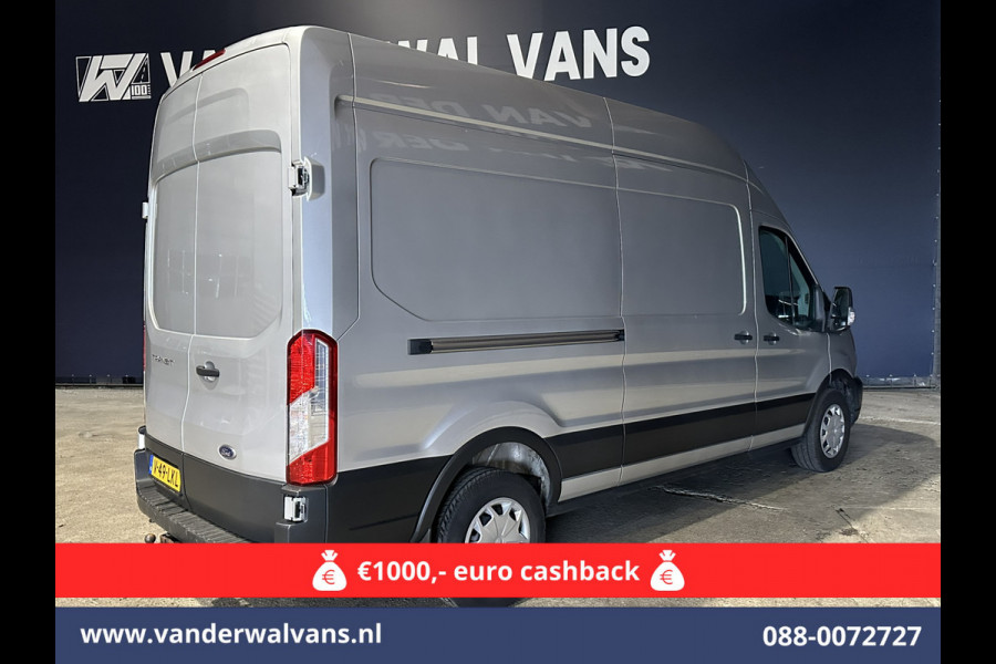 Ford Transit 2.0 TDCI 170pk L3H3 Euro6 Airco | Navigatie | 2500kg Trekhaak | Cruisecontrol Verwarmde voorruit, Parkeersensoren, Bijrijdersbank