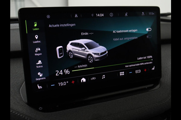 Škoda ENYAQ iV 60 | Stoelverwarming | Matrix LED | Camera | Keyless | Stuurverwarming | Carplay | 20'' | Half leder | Navigatie | Chroom Pack | Digital Cockpit | Cruise control | Climate control