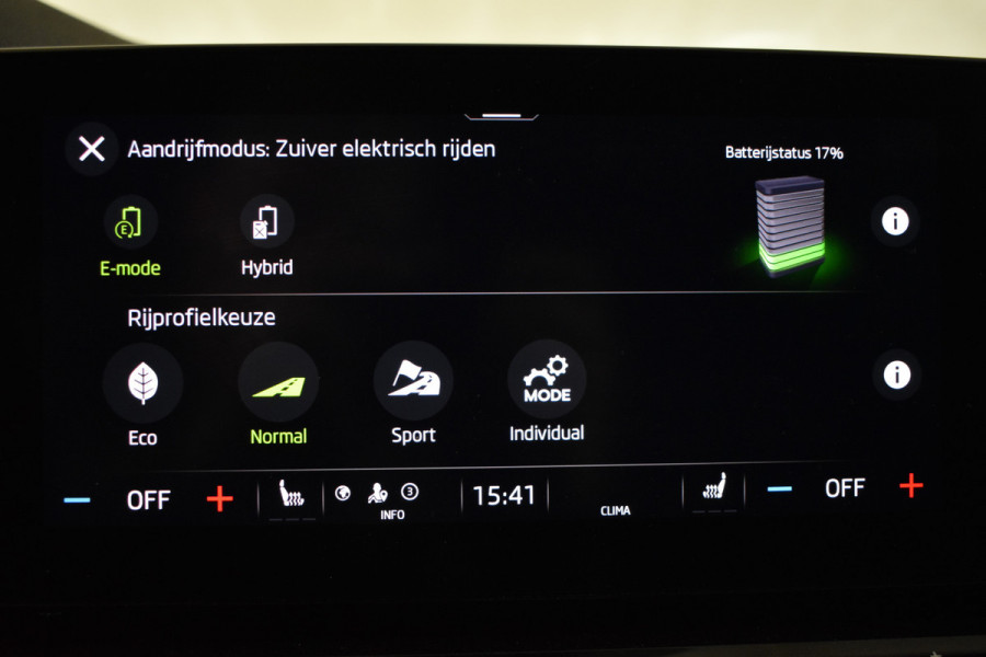 Škoda Octavia Combi TSI iV PHEV 204PK DSG HYBRID BUSINESS NAVI/CARPLAY/PDC STOELVERW