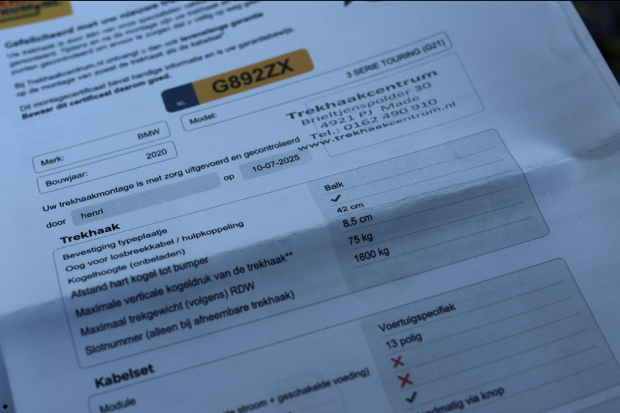 BMW 3 Serie Touring 320i High Executive *Stuurverwarming*Leder*Trekhaak*