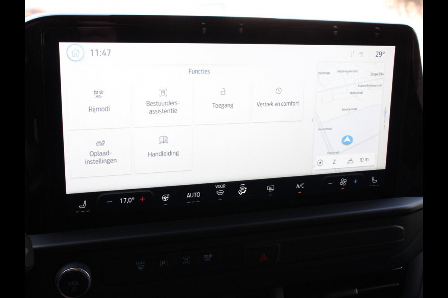 Ford Transit Custom 340 L2H1 Limited 65 kWh 8 persoons Cruise Control | Airco | Lichtmetalen Velgen | Extra getint glas