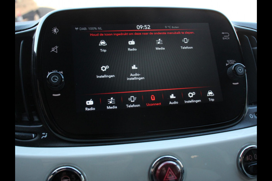 Fiat 500 1.0 Hybrid Dolcevita | Parkeersensor achter | Climate control | Radio | Panoramadak | Cruise control