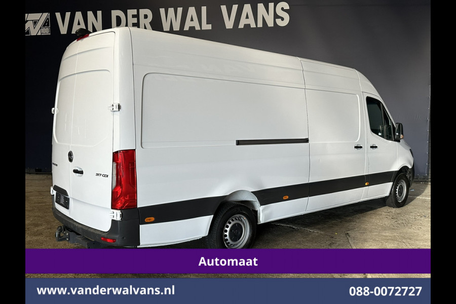 Mercedes-Benz Sprinter 317 CDI 170pk 9G-Tronic Automaat 3500kg Trekhaak L3H2 Euro6 Airco | Camera | Navigatie Apple Carplay, Android Auto, Cruisecontrol, Parkeersensoren