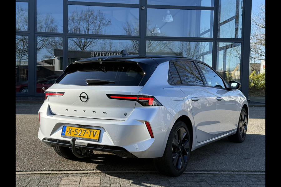 Opel Astra Electric 54 kWh GS | 3-FASE | SOH 95% | AFNEEMBARE TREKHAAK | NET ONDERHOUD GEHAD / DIRECT LEVERBAAR | STOEL- & STUURVERWARMING | 360° CAMERA | ORIGINEEL NL AUTO |