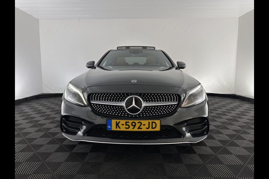 Mercedes-Benz C-Klasse 300 e Business Solution AMG Limited ( Plug-in ) (INCL.BTW) *PANO | LEATHER | MULTIBEAM-LED | DISTRONIC | DIGI-COCKPIT | HEATED-SPORTSEATS | TOP-VIEW | NAVI-FULLMAP | DAB+ | KEYLESS | TOWBAR | 18''ALU*