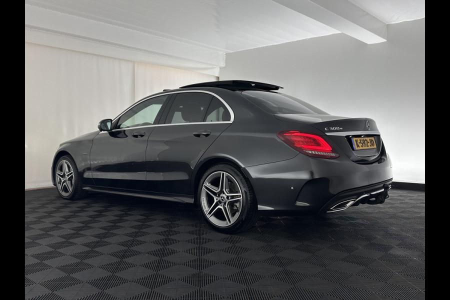 Mercedes-Benz C-Klasse 300 e Business Solution AMG Limited ( Plug-in ) (INCL.BTW) *PANO | LEATHER | MULTIBEAM-LED | DISTRONIC | DIGI-COCKPIT | HEATED-SPORTSEATS | TOP-VIEW | NAVI-FULLMAP | DAB+ | KEYLESS | TOWBAR | 18''ALU*