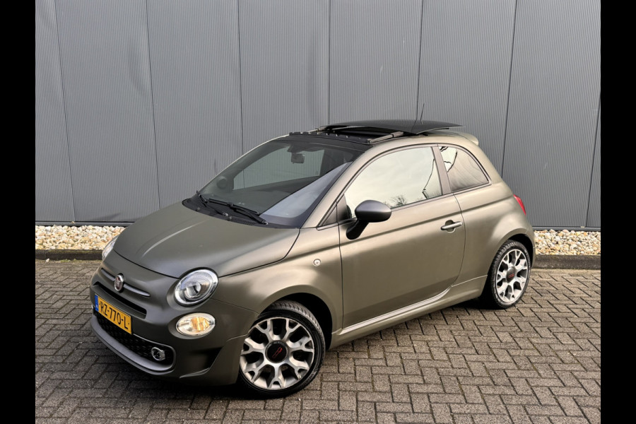 Fiat 500 TwinAir Turbo Sport | Schuifdak | Automaat | Verde military