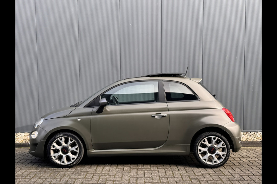 Fiat 500 TwinAir Turbo Sport | Schuifdak | Automaat | Verde military