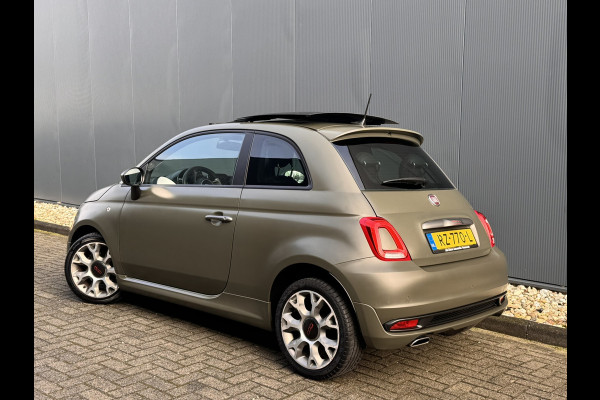 Fiat 500 TwinAir Turbo Sport | Schuifdak | Automaat | Verde military
