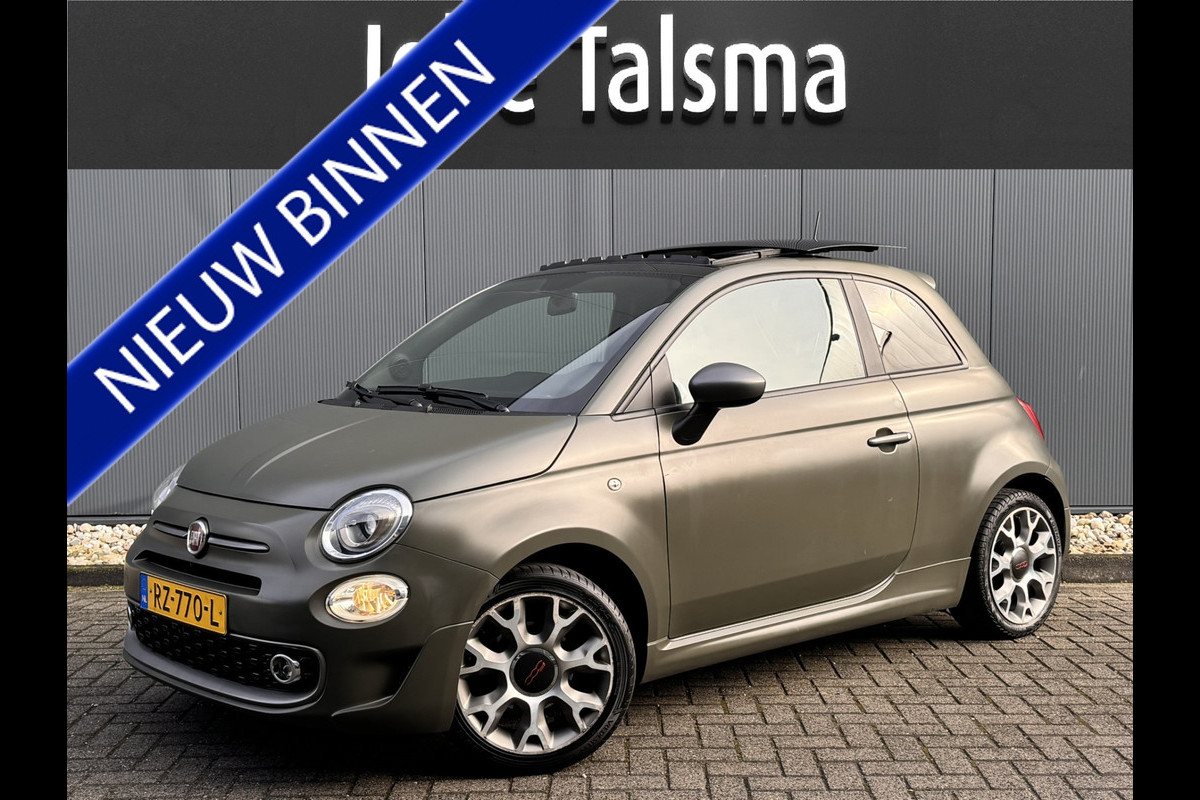 Fiat 500 TwinAir Turbo Sport | Schuifdak | Automaat | Verde military