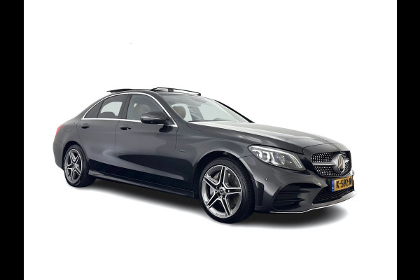 Mercedes-Benz C-Klasse 300 e Business Solution AMG Limited ( Plug-in ) (INCL.BTW) *PANO | LEATHER | MULTIBEAM-LED | DISTRONIC | DIGI-COCKPIT | HEATED-SPORTSEATS | TOP-VIEW | NAVI-FULLMAP | DAB+ | KEYLESS | TOWBAR | 18''ALU*