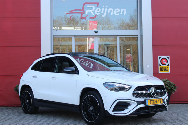 Mercedes-Benz GLA 250 e AMG LINE "NIEUW MODEL!" | PANORAMISCH SCHUIF/KANTEL DAK | SFEER VERLICHTING | ELEKTRISCH BEDIENBARE VOORSTOELEN MET GEHEUGENFUNCTIE EN "ZITKINEMATICA" | DRAADLOZE APPLE CARPLAY/ANDROID AUTO | NIGHT PAKKET: DAKRELING ZWART, ZIJRUITEN EN ACHTERRUITEN ZWART, LICHTMETALEN VELGEN 20" ZWART | HEAD UP DISPLAY | REALITY-NAVIGATIE  | 360° CAMERA | MULTI BEAM LED KOPLAMPEN | DODEHOEK DETECTIE | ADAPTIVE CRUISE CONTROL | KEYLESS GO | ELEKTRISCH BEDIENBARE ACHTERKLEP | DRAADLOZE TELEFOONLADER | SURROUND BURMESTER AUDIO | WINTERPAKKET: STUUR/STOEL VERWARMING |
