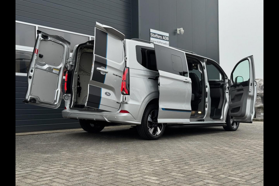 Ford Transit Custom 2.0 TDCI L2H1 Sport DC AWD 170pk | 2029 GARANTIE | Elek. Trekhaak 2500KG | Raptor | Digi Spiegel | 2x Schuif
