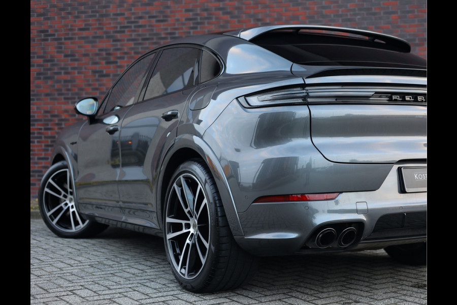 Porsche Cayenne Coupé 4.0 Turbo E-Hybrid | Quartzit - Pano - Trekhaak - Sport Chrono