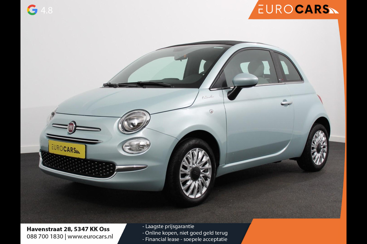 Fiat 500C 1.0 Hybrid Dolcevita Cabrio | Navigatie | Climate Control | Apple Carplay/Android Auto | Dab | Digitale Cockpit | Parkeer sensoren