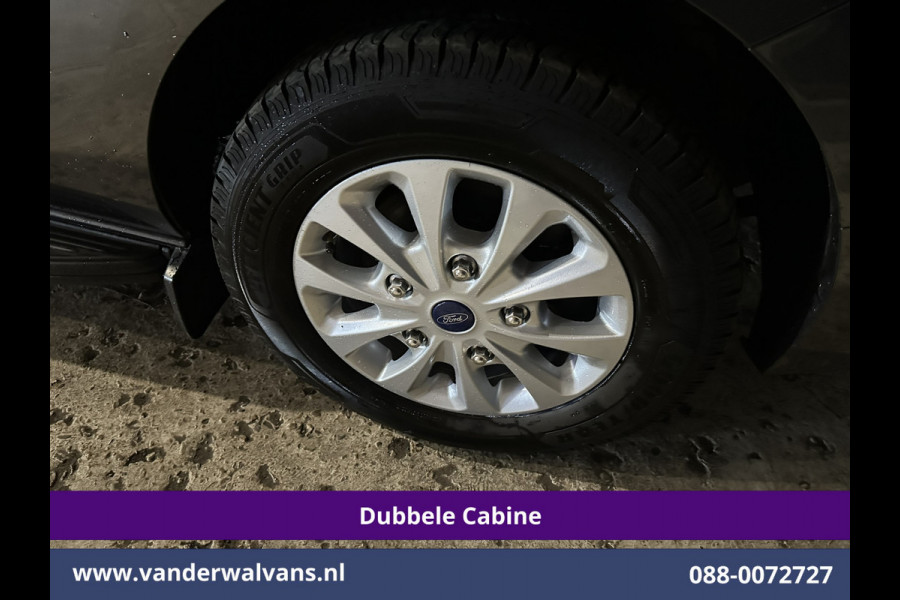 Ford Transit Custom 2.0 TDCI 170pk L2H1 Dubbele Cabine Euro6 Airco | 6-Zits | 2x zijdeur | Apple Carplay | LED | LM Velgen | Cruisecontrol Android Auto, Stoelverwarming, Verwarmde voorruit, Parkeersensoren, Sidebars