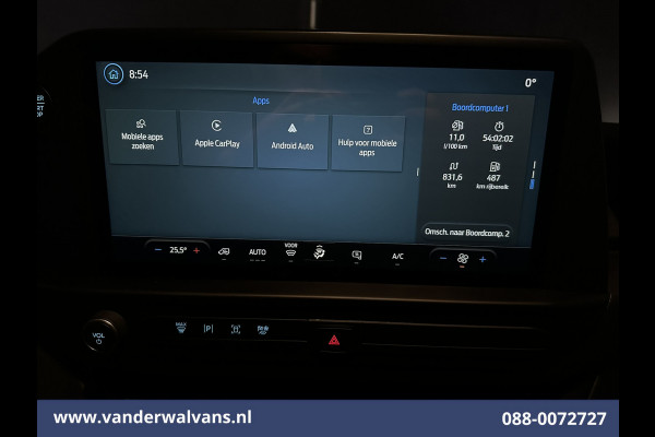 Ford Transit Custom 2.0 TDCI 136pk L2H1 Euro6 Airco | Camera | Apple Carplay | LED | Cruisecontrol Android Auto, Parkeersensoren, Verwarmde voorruit, Bijrijdersbank, 2800kg trekvermogen