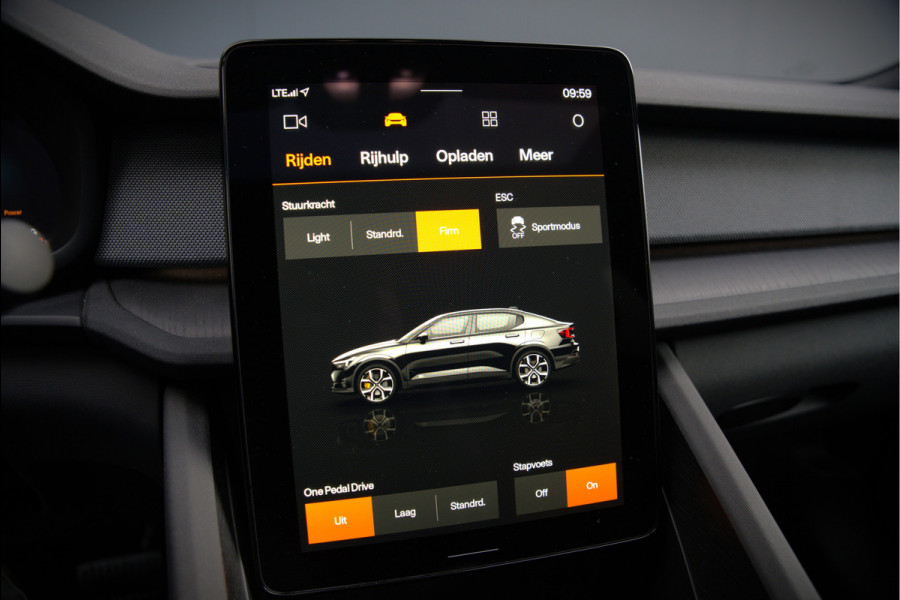 Polestar 2 Long Range Dual Motor Launch Edition 78kWh | Panoramadak | Stoelverwarming | Stuurverwarming | Harman Kardon | Memory Seat | 360 Camera | Keyless | Elektrische Trekhaak | Apple Carplay | BTW | LED |