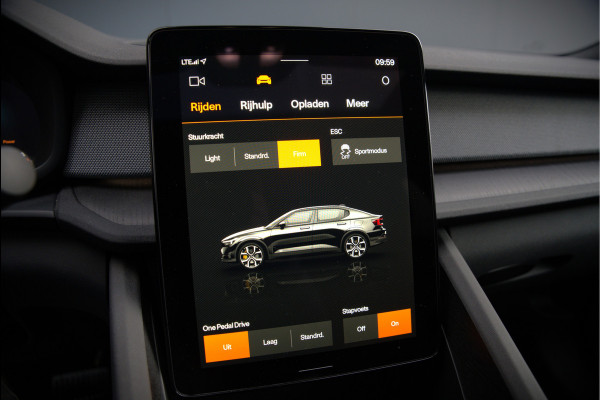 Polestar 2 Long Range Dual Motor Launch Edition 78kWh | Panoramadak | Stoelverwarming | Stuurverwarming | Harman Kardon | Memory Seat | 360 Camera | Keyless | Elektrische Trekhaak | Apple Carplay | BTW | LED |