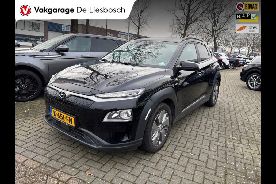 Hyundai Kona EV Fashion 64 kWh,soh 100%,navi,camera,headup,krell audio,apple carplay,boeken