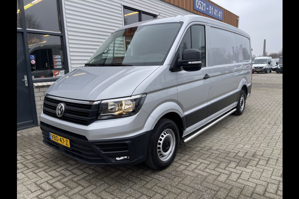 Volkswagen Crafter 30 2.0 TDI L3H2 Comfortline ( voorheen L2H1 ) / euro 6 / bpm vrij / lease vanaf € 358 / vaste prijs rijklaar € 21.950 ex btw / zilver metallic / airco / cruise / navi / pdc voor en achter