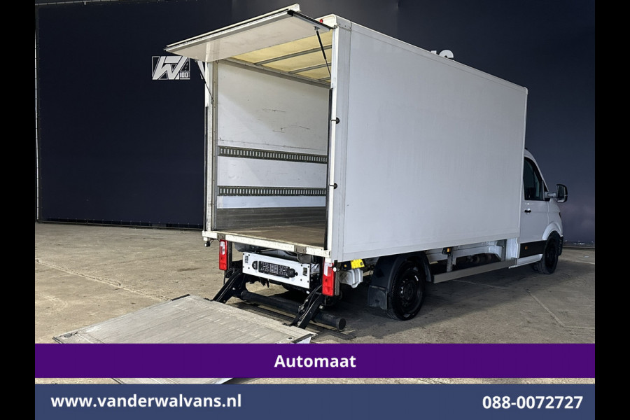 Volkswagen Crafter 2.0 TDI 141pk Automaat Bakwagen Laadklep Euro6 Airco | Bijrijdersbank
