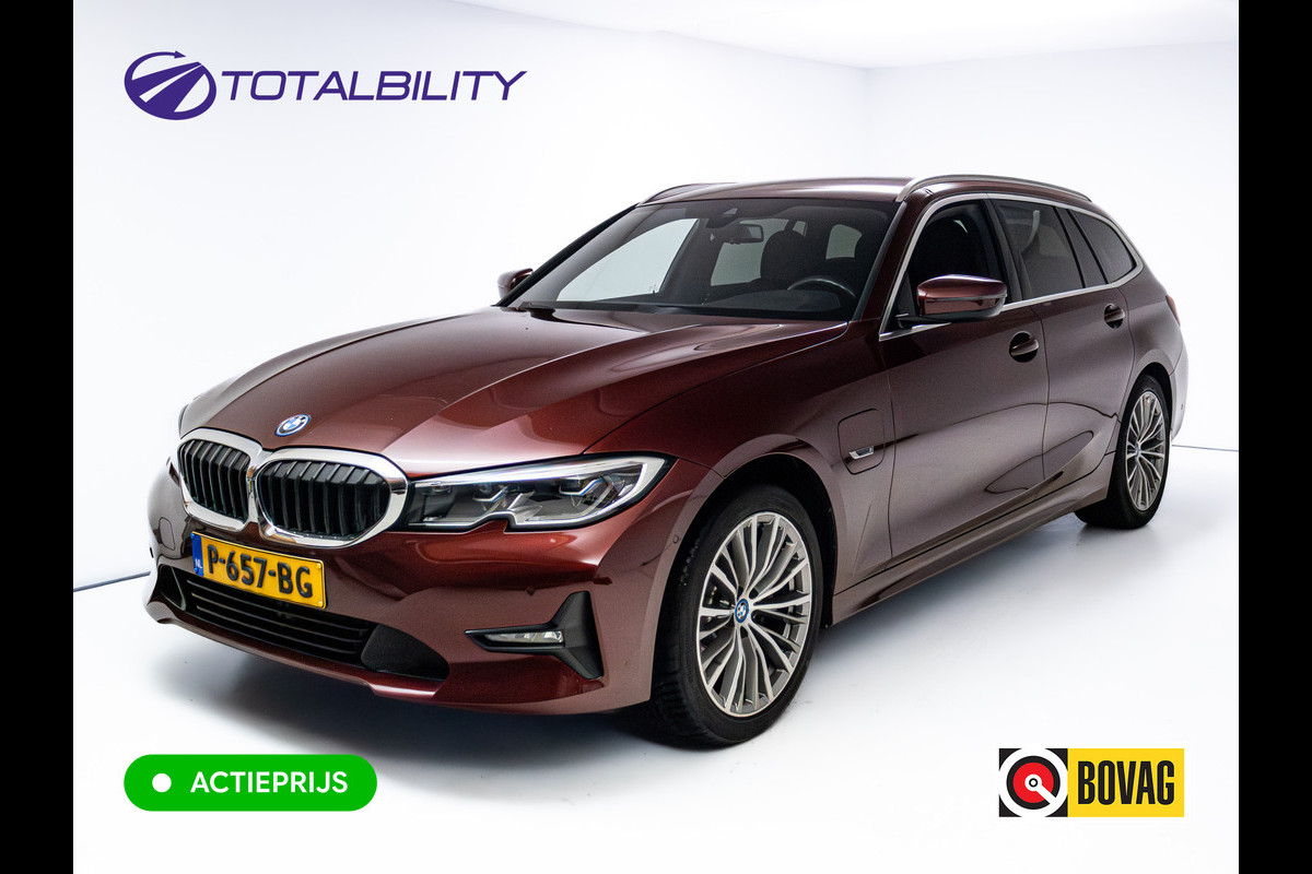 BMW 3 Serie Touring 320e Business Edition Plus | Laser | Camera | PDC V+A | Elec. achterklep | Cruise | Navigatie pro | Apple carplay/Android auto, Lederen bekleding, 18"LMV