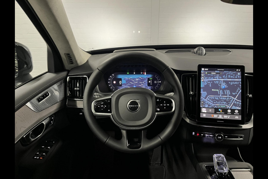 Volvo XC90 2.0 T8 Plug-in hybrid AWD Ultra Dark Luchtvering | Bowers & Wilkins | Massage | Trekhaak | Adapt. Cruise | Stoelventilatie | 22" wielen | 360 camera | Head-up