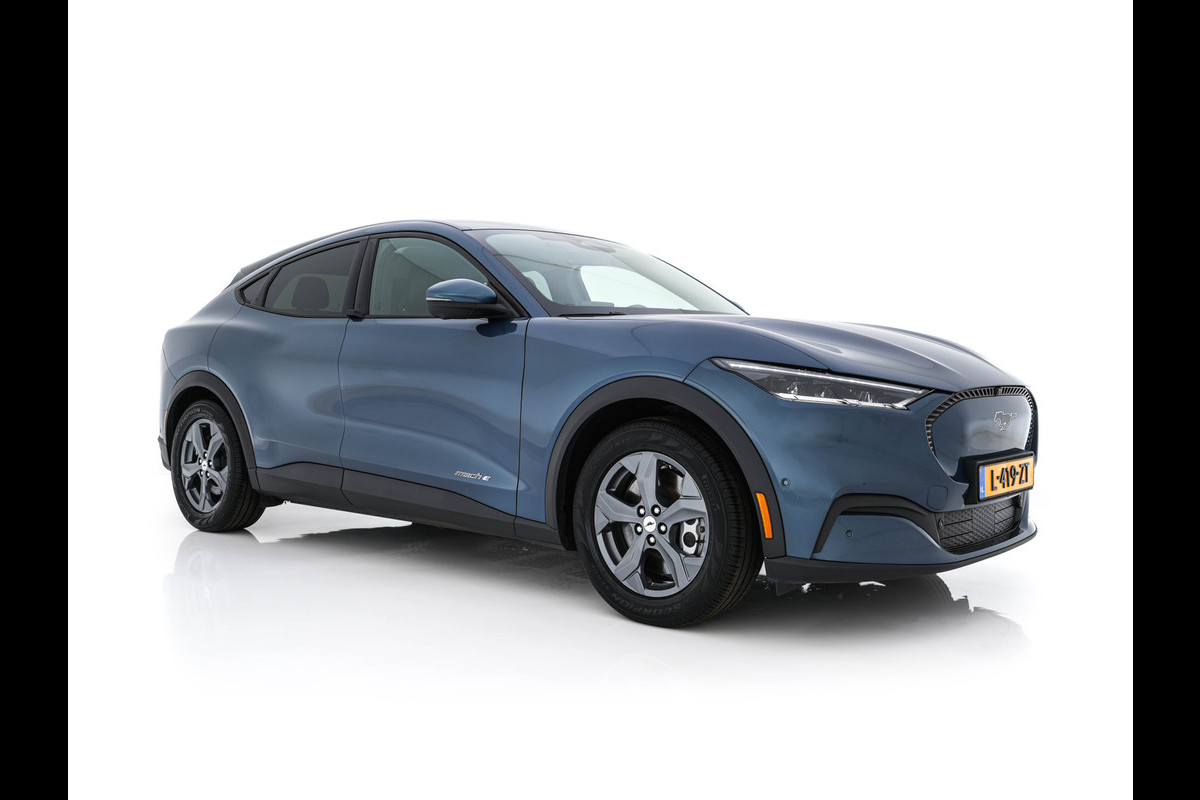 Ford Mustang Mach-E RWD 75 kWh (3-Fase-11 kW) {SOH-90%} (INCL-BTW) Aut.*LEATHER | FULL-LED | DAB | DIGI-COCKPIT | KEYLESS | NAVI-FULLMAP | CARPLAY | HEATED-COMFORTSEATS | TOPVIEW |  ADAPTIVE-CRUISE | PRIVACY-GLASS | 18'' ALU*