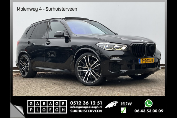 BMW X5 xDrive40i High Executive M-Sport Trekhaak HUD Pano B&W Luchtvering Stoelverw+Ventilatie Leer BOMVOL!