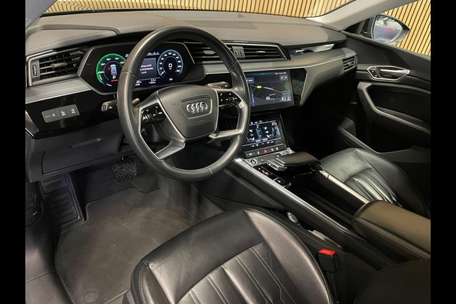 Audi e-tron 55 Quattro Edition 95 kWh|88% SOH|GROTE ACCU|BLACK EDITION|LEDER|CLIMATE+CRUISE|NAVIGATIE|NL-AUTO|NAP|INCL BTW|1e EIG|