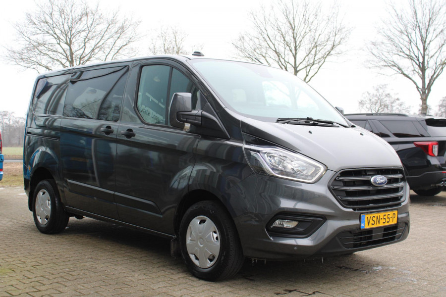 Ford Transit Custom 2.0 TDCI L1H1 Trend Dubbele Cabine | Trekhaak | Stoel + Stuurverwarming | Camera | Cruise Control | Carplay |