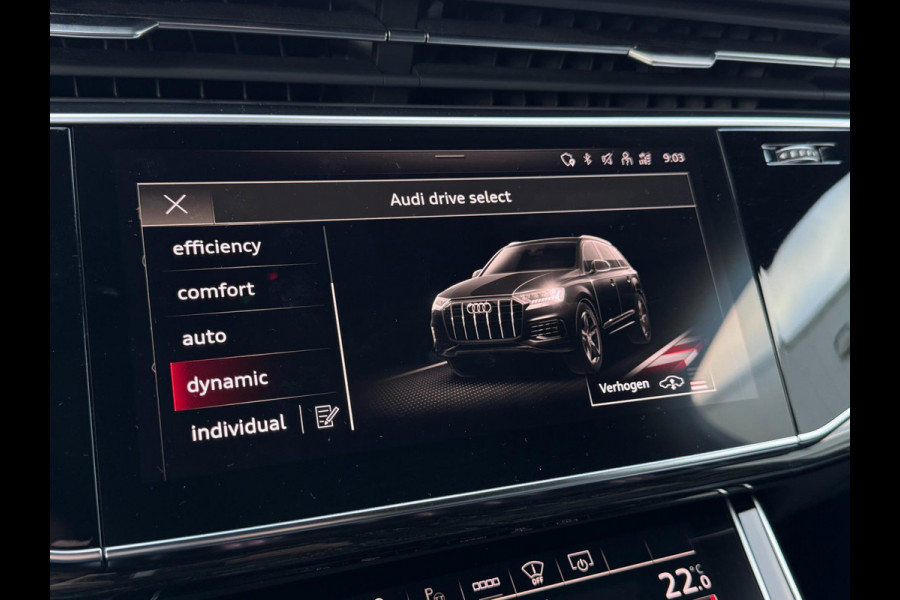 Audi Q7 55 TFSI e quattro Pro Line Plus TREKHAAK WEGKL / LEDER / PANO / STOELEN MEMORY / LUCHTVERING / VIRTUAL COCKP / HEAD-UP.