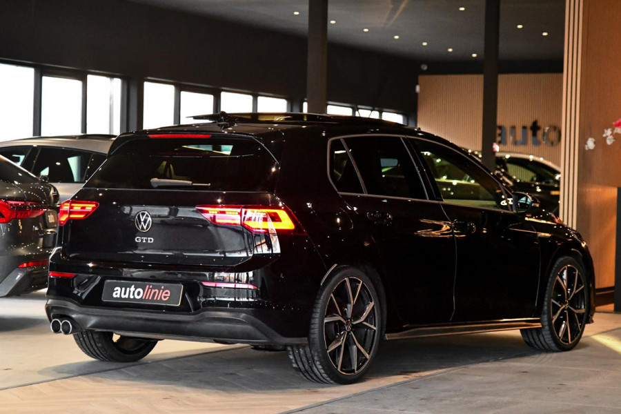 Volkswagen Golf 2.0 GTD. Pano, Leder, Koeling, Memory, HUD, Camera, H/K, Dodeh, ACC, Stuurvw, IQ Light, CarPlay!