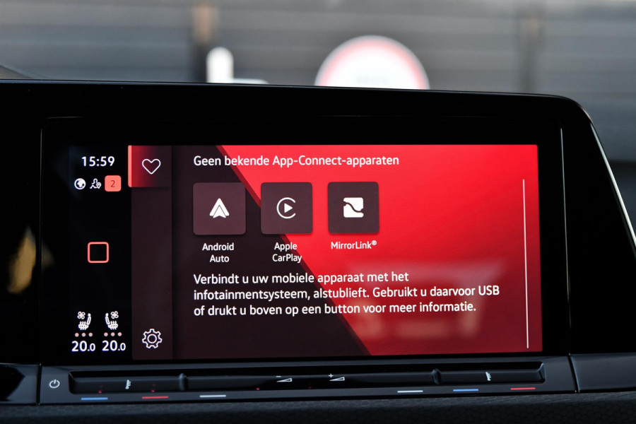 Volkswagen Golf 2.0 GTD. Pano, Leder, Koeling, Memory, HUD, Camera, H/K, Dodeh, ACC, Stuurvw, IQ Light, CarPlay!